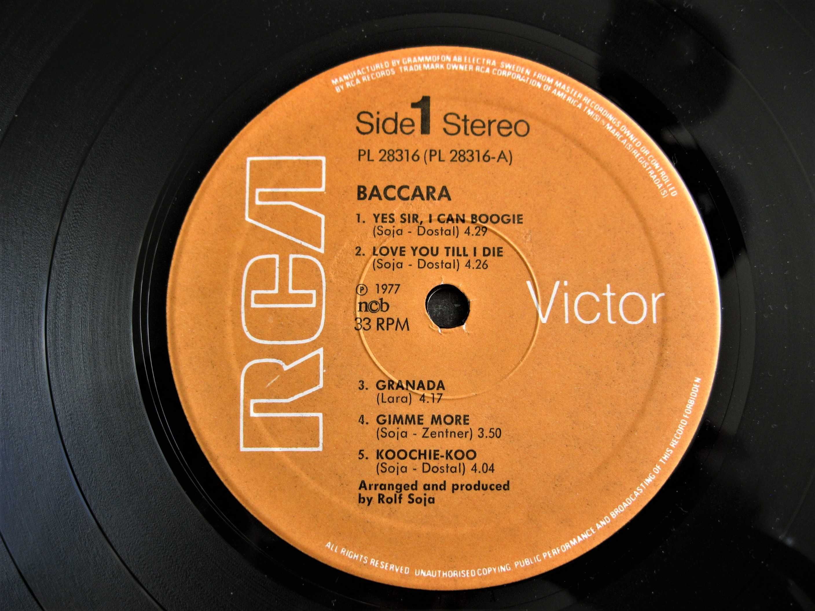 BACCARA - (płyty winylowe LP stan bdb.)