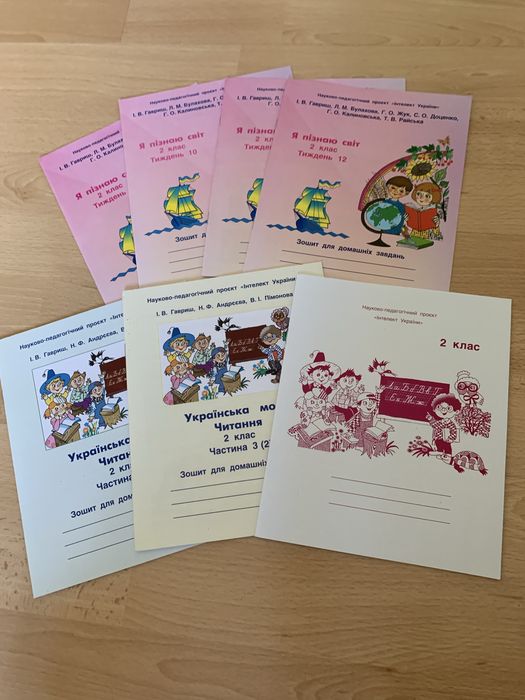 Зошити Інтелект України 2 кл