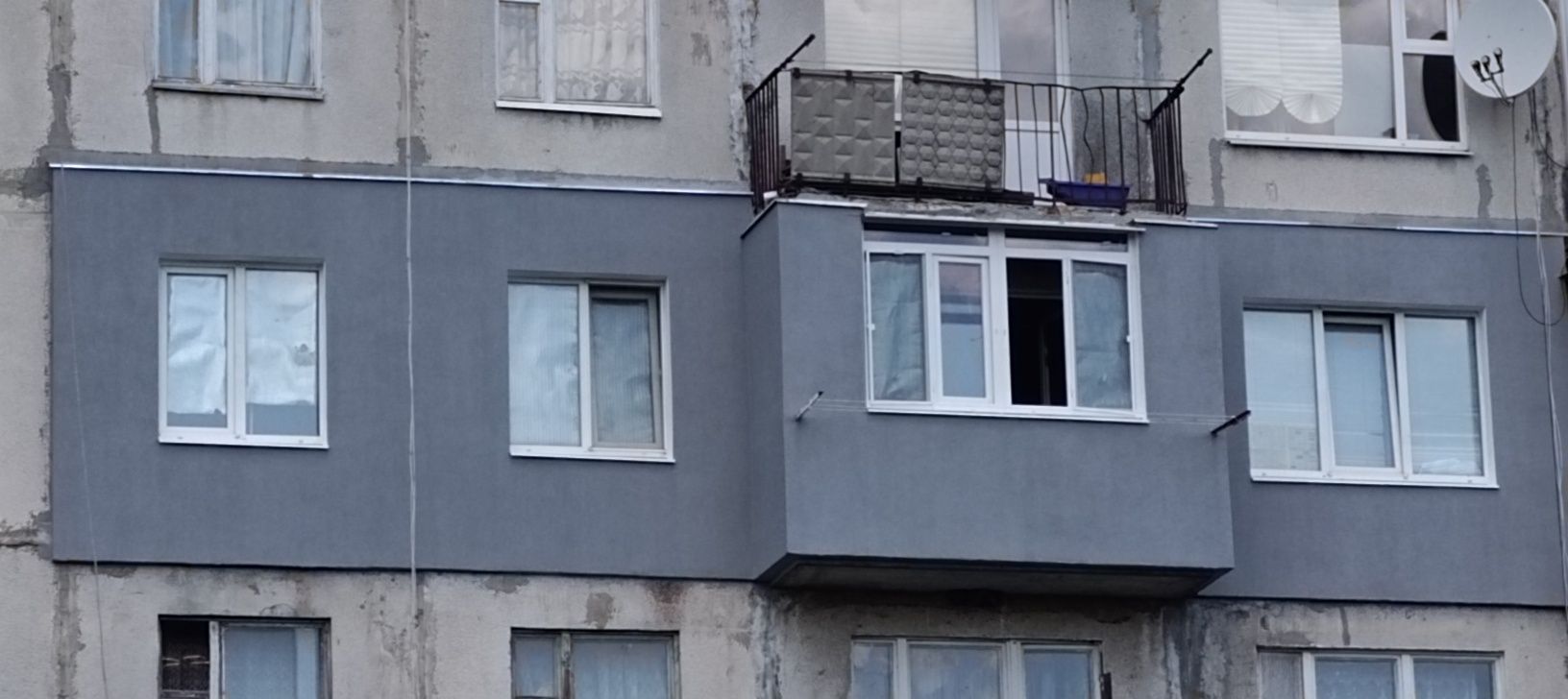 Наружное утепление.(ВЫСОТНЫЕ РАБОТЫ).