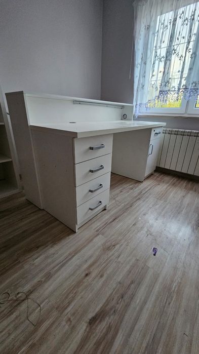 Lada sklepowa biuro biurko z podwyższeniem