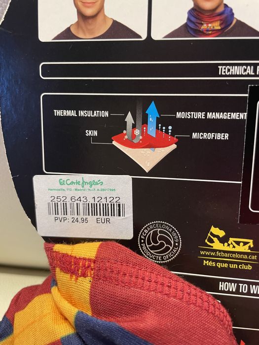 Barça gola cachecol polar infantil novo