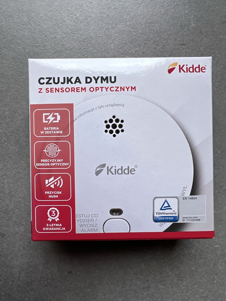 Czujka dymu Kidde z sensorem optycznym – NOWA