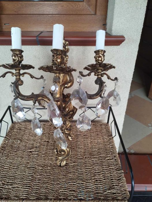 Stylowy Kinkiet z  Mosiądzu Okazja  !!!