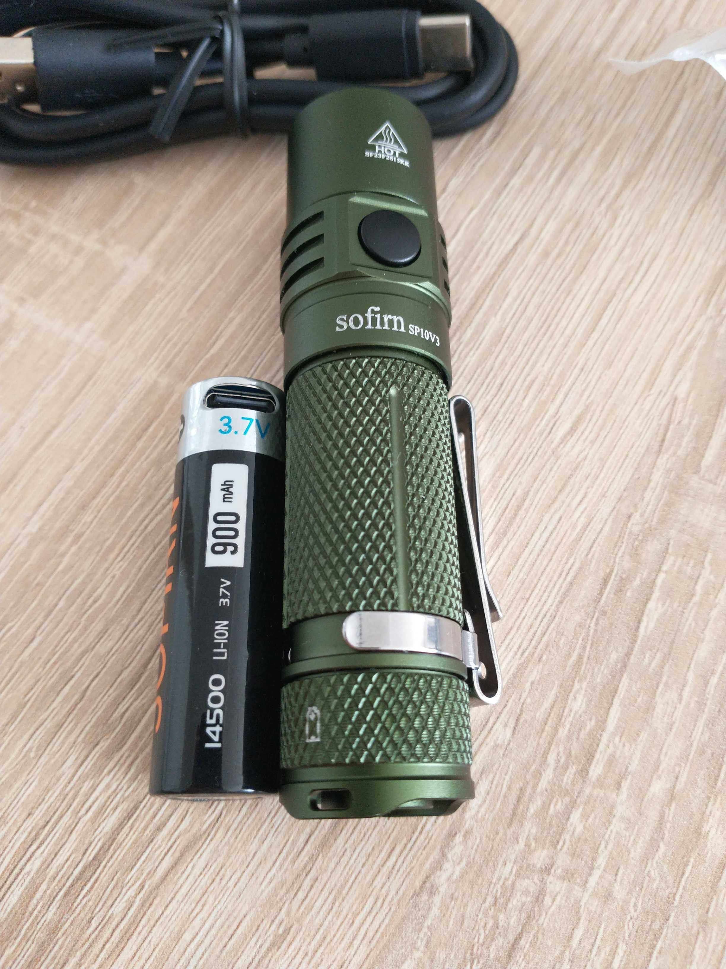 Latarka EDC Sofirn SP10V3 z ogniwem!