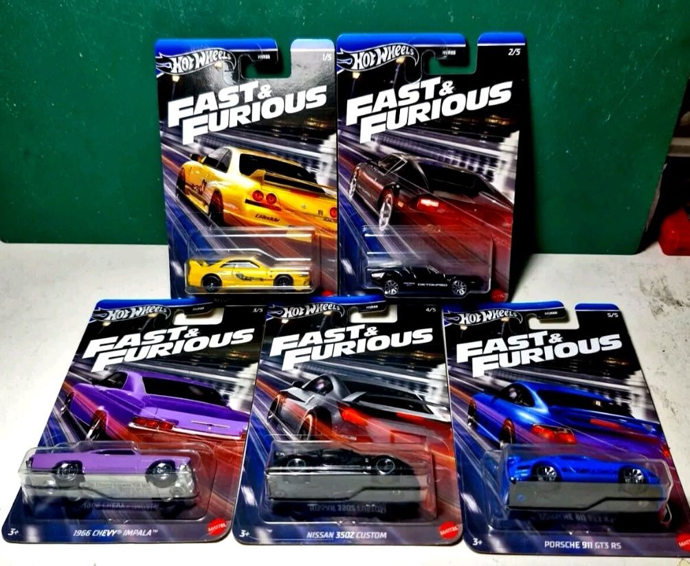 Set Completo Fast & Furious Hot Wheels