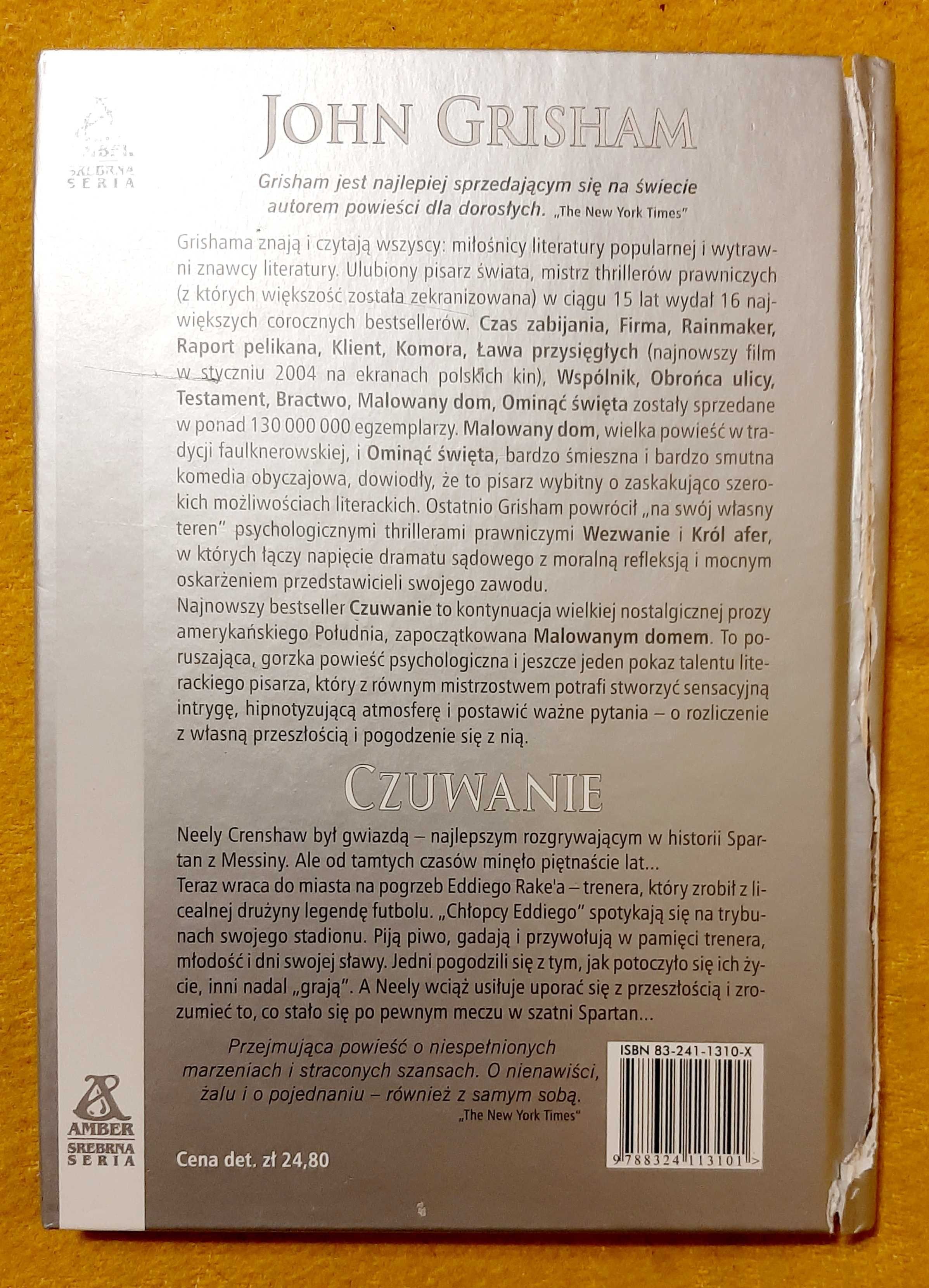 John Grisham, Czuwanie, książka