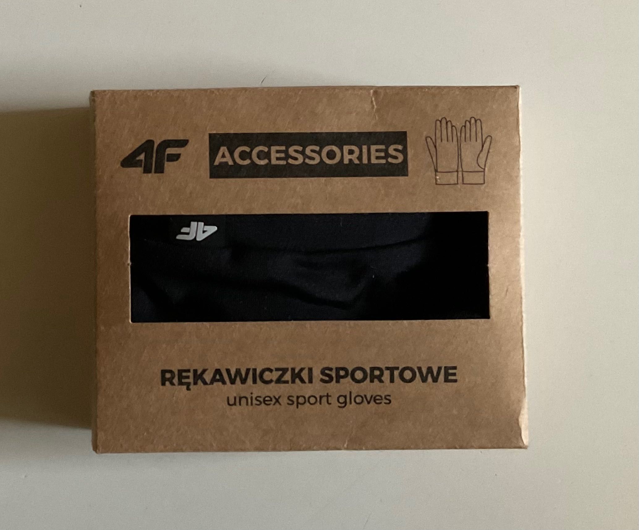 4F rękawiczki sportowe czarne rozmiar L/XL nowe