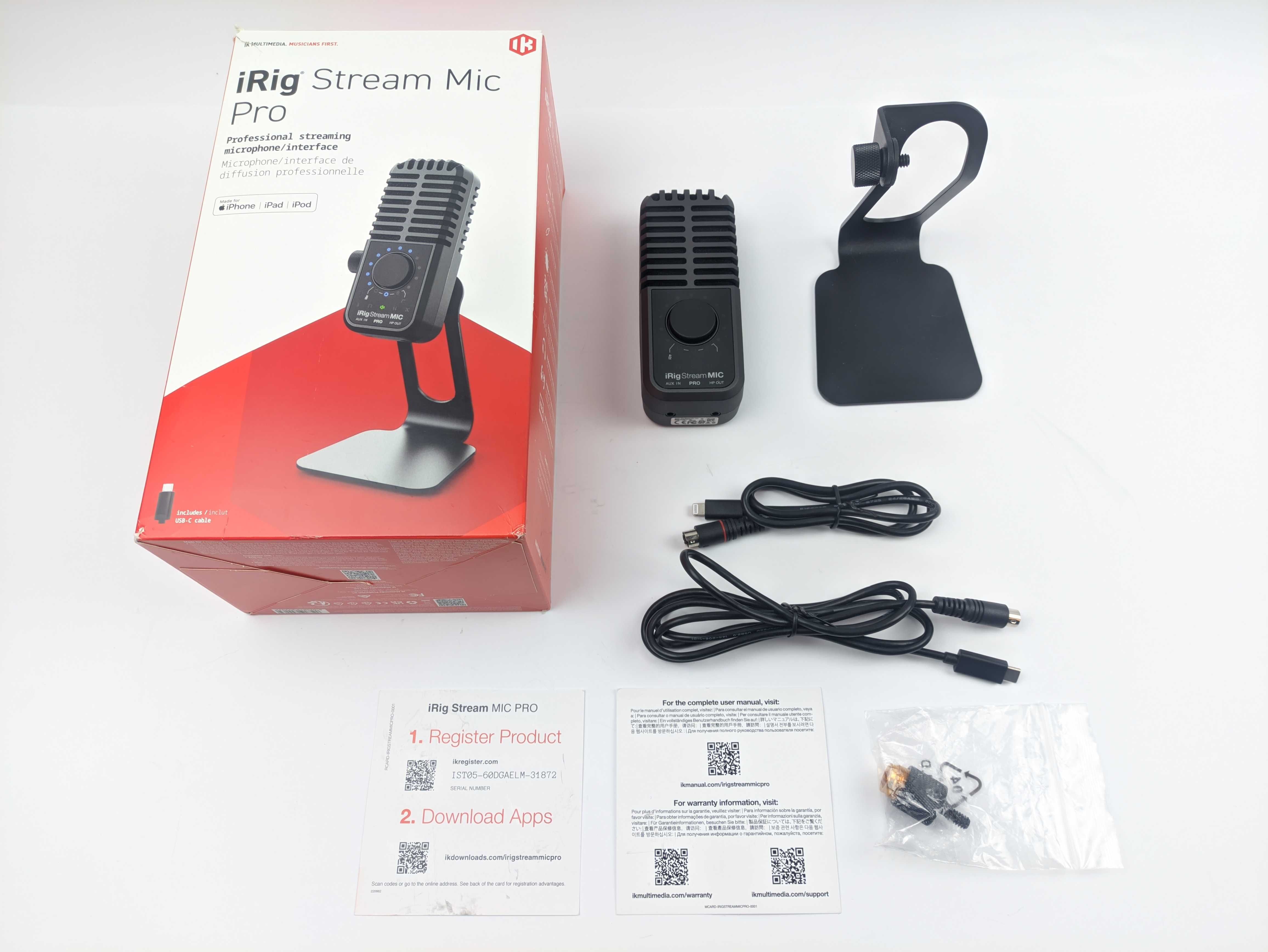 Микрофон IK Multimedia iRig Stream Mic Pro