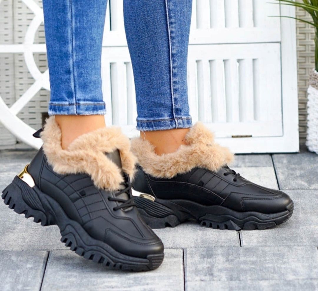 36 37 38 sneakersy 39 40 41 adidasy sportowe zimowe z futerkiem futro