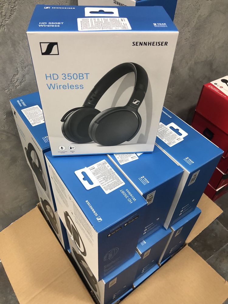 Навушники Sennheiser HD 350 BT Bluetooth Black/White• Нові• Запаковані