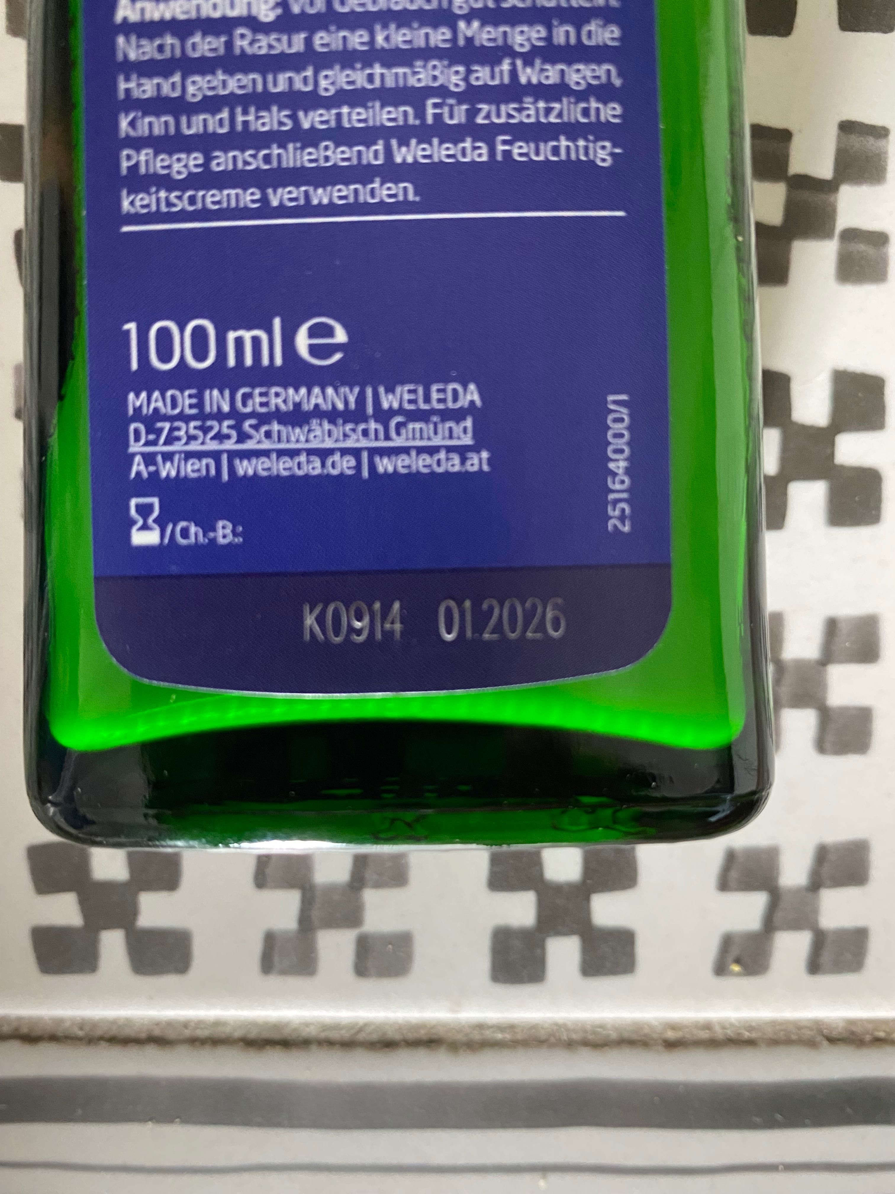 Weleda balsam po goleniu