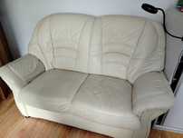 Sofa skórzana ecru