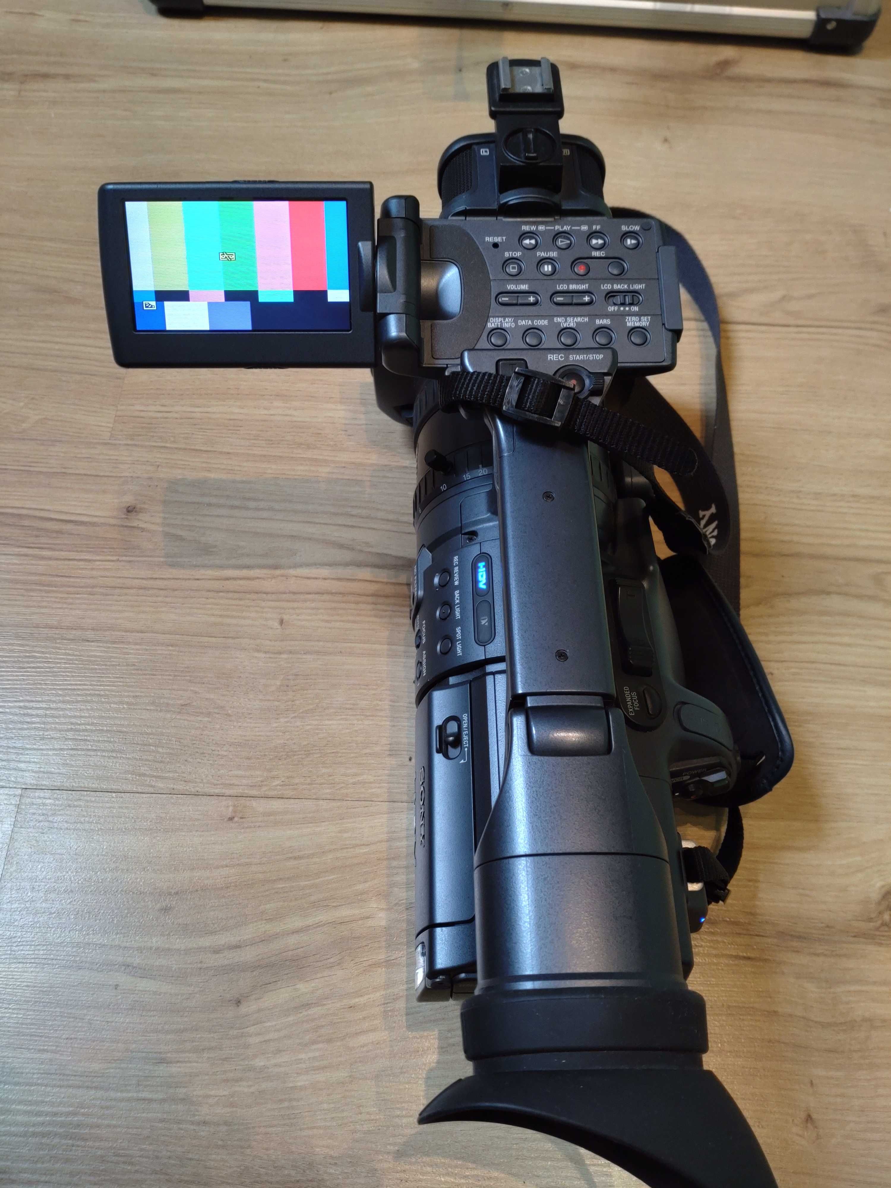 Kamera Sony HDR-FX1E + Walizka i Kasety
