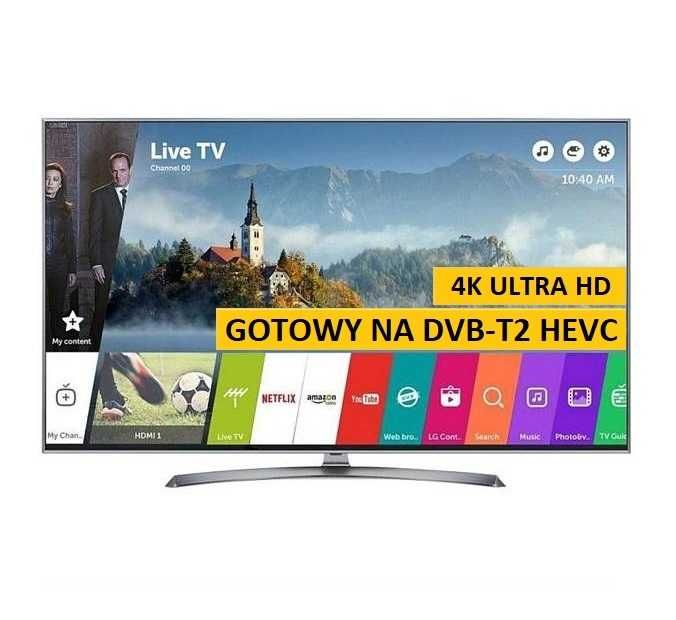 SMART TV LG 55" Dostawa Gratis! Wi-Fi 4K UHD WebOS DVB-T2HEVC