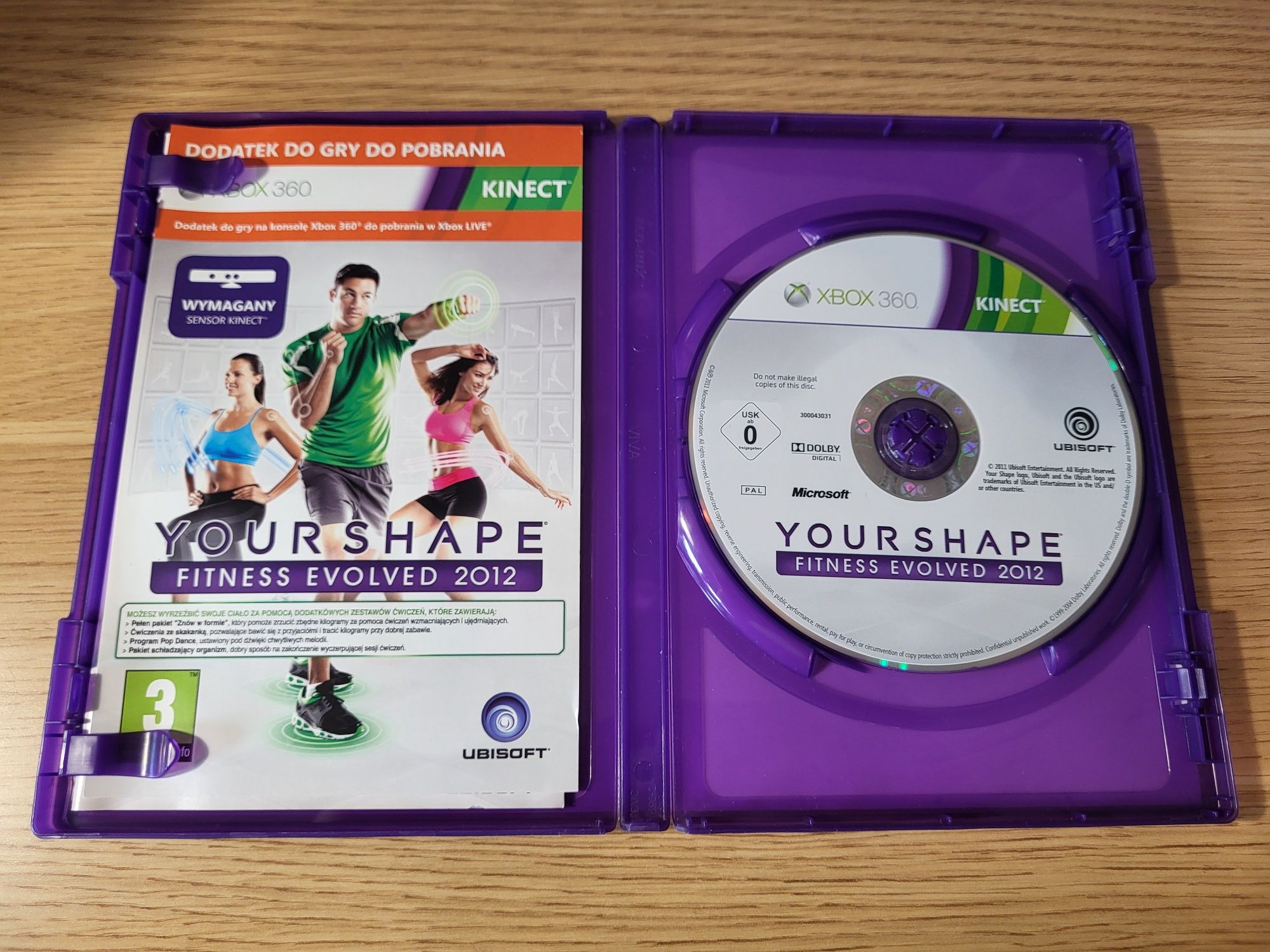 Your Shape Fitness Evolved 2012 gra xbox 360 kinect