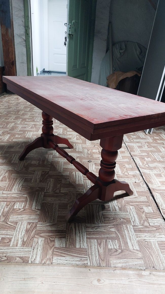 Ława stół.z drewna litego kolor machoniowy