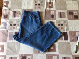 Женские широкие  укороченные джинсы размер 50-52