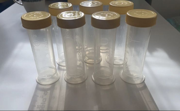 Tubos de congelação de leite  reutilizáveis -  medela