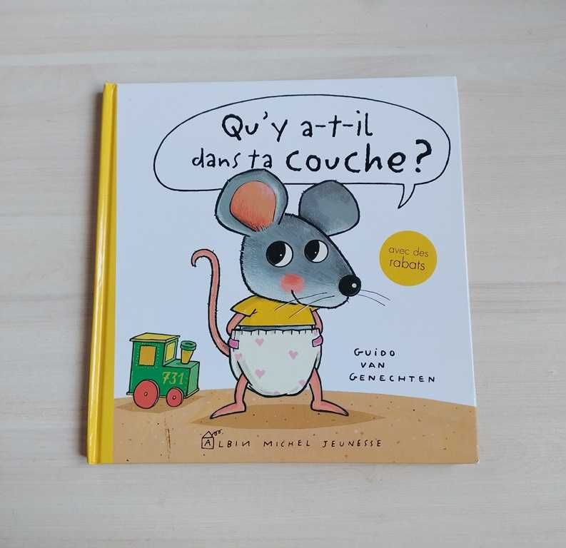 Książka francuska dla dzieci Livre français pour enfants avec rabats