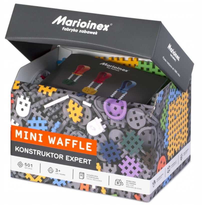 MARIOINEX klocki mini WAFLE EXPERT KONSTRUKTOR 501 elementów 904084