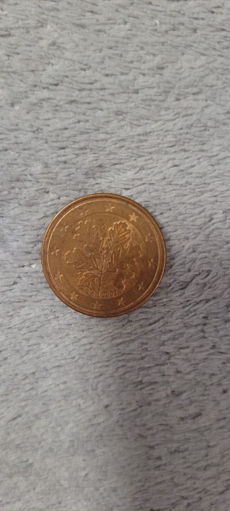 Moneta 5 euro cent 2002