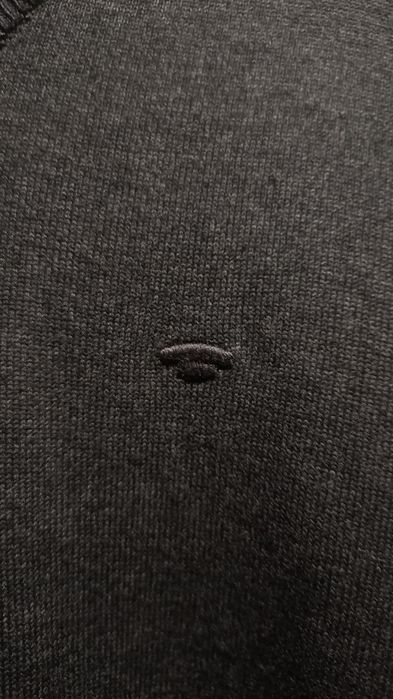 Tom Tailor  Niemiecki elegancki męski sweter, 100% Bawełna, Roz. S