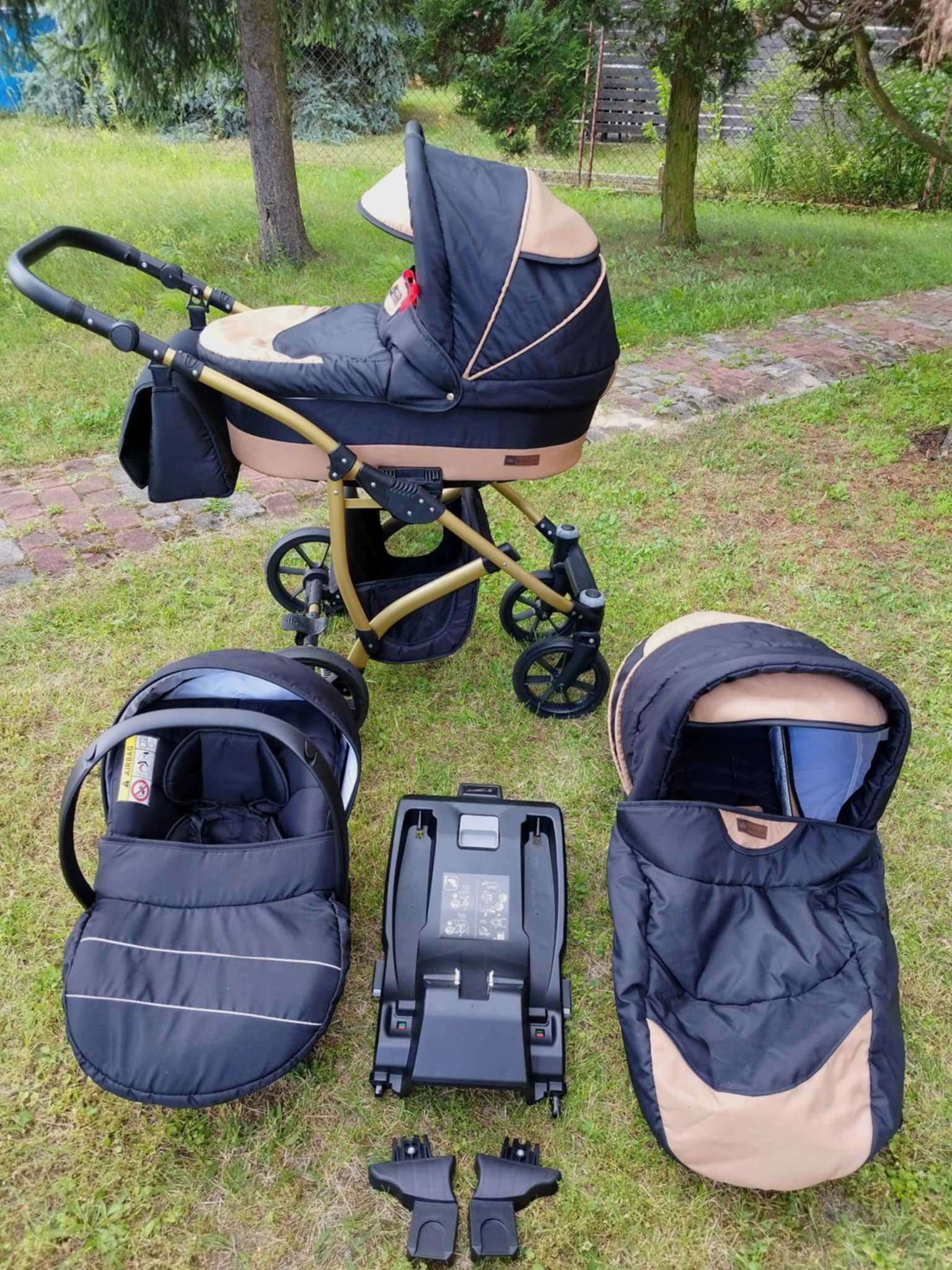 Wózek dziecięcy 3w1 BabyLux Gold Lux