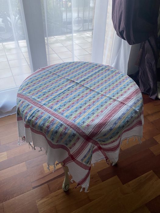 Chusta obrus obrusik kwadrat boho prowansalski 100x100