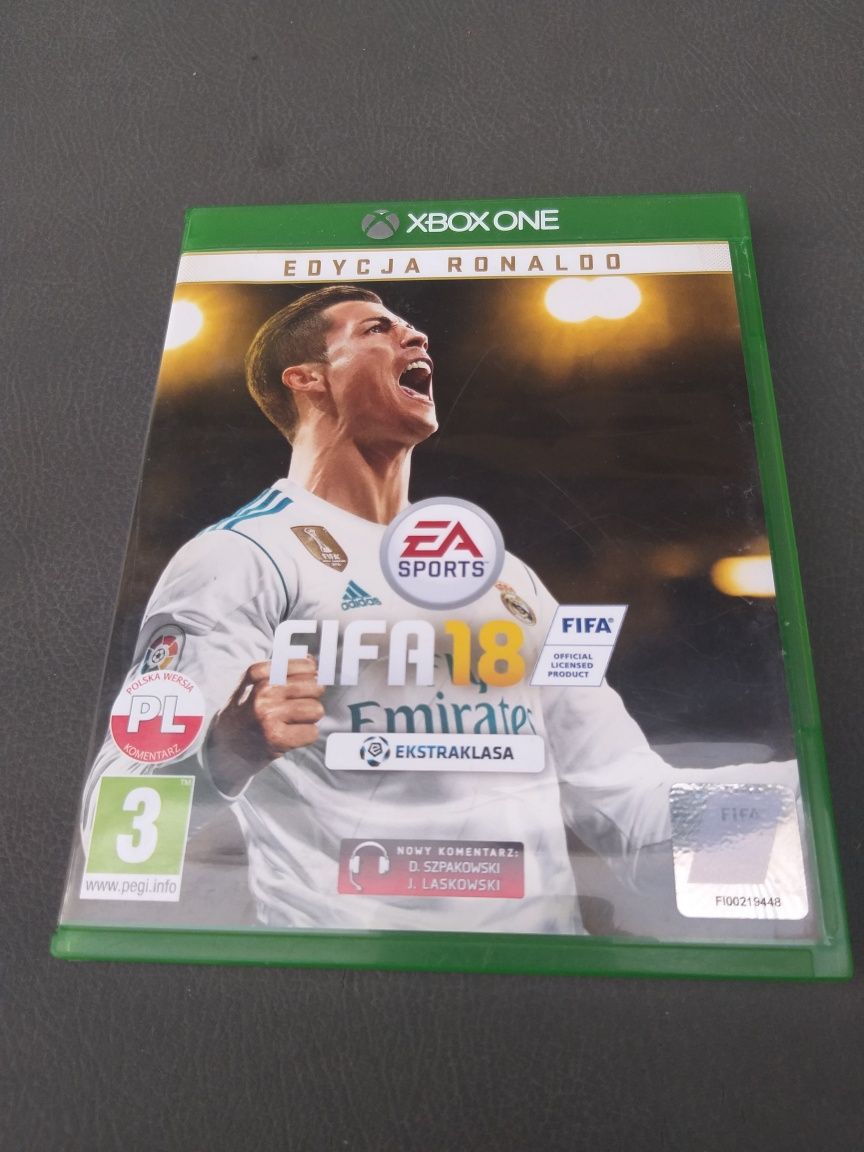 Gra Fifa 18 Edycja Ronaldo Xbox One XOne fifa pudełkowa PL EA Sports