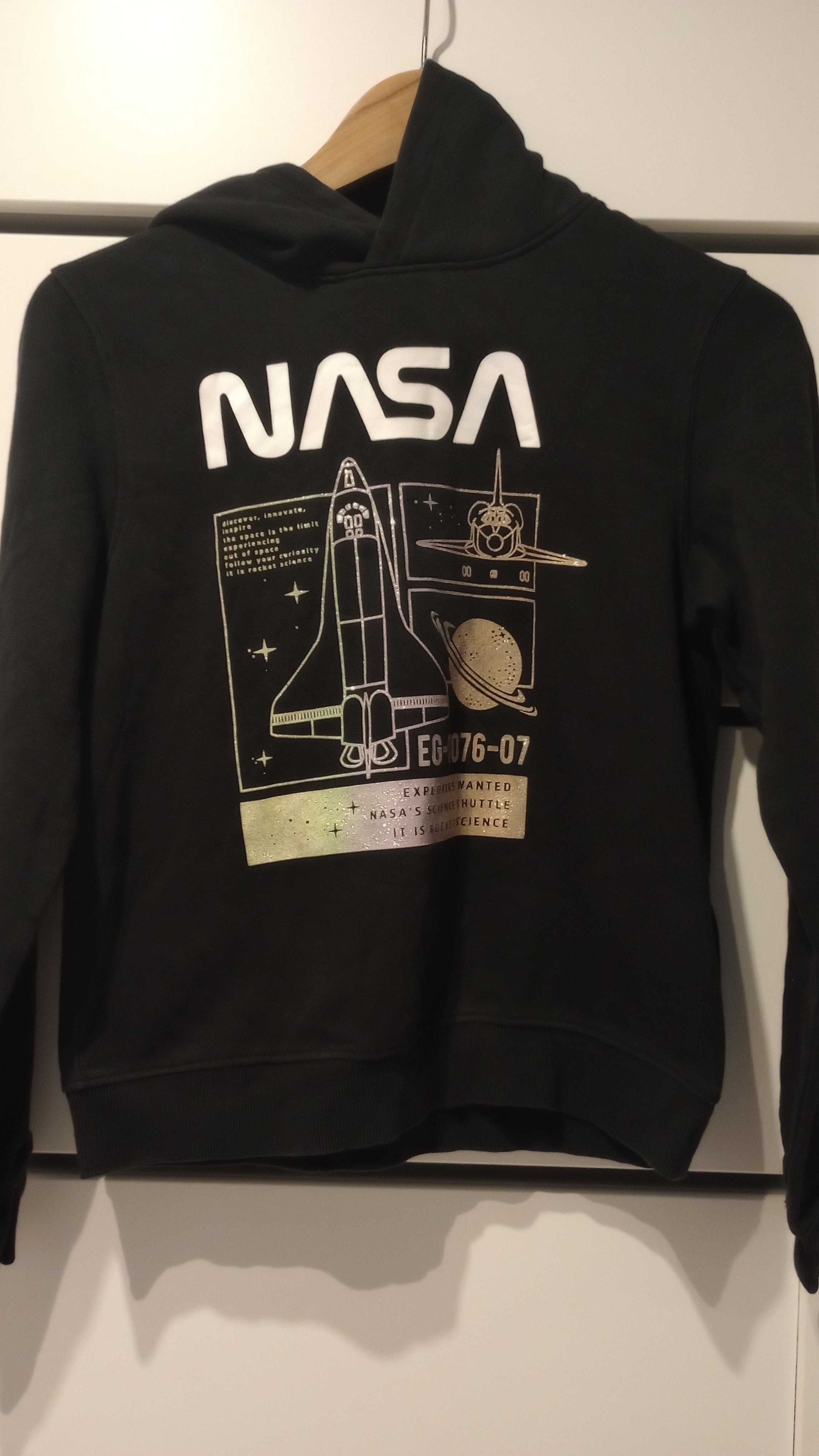 bluza z napisem Nasa HM