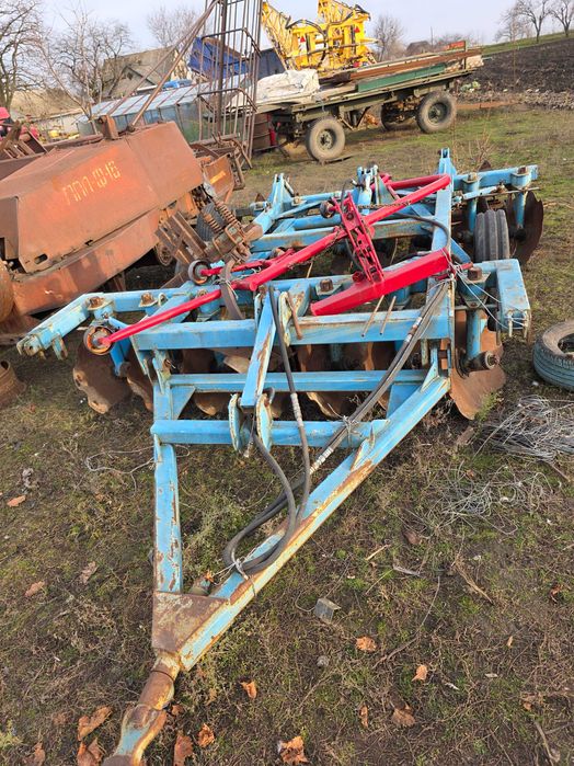 Дискова борона причіпна 2.4 2.5 агд навісна