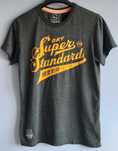 Ciemnoszary T-shirt Superdry