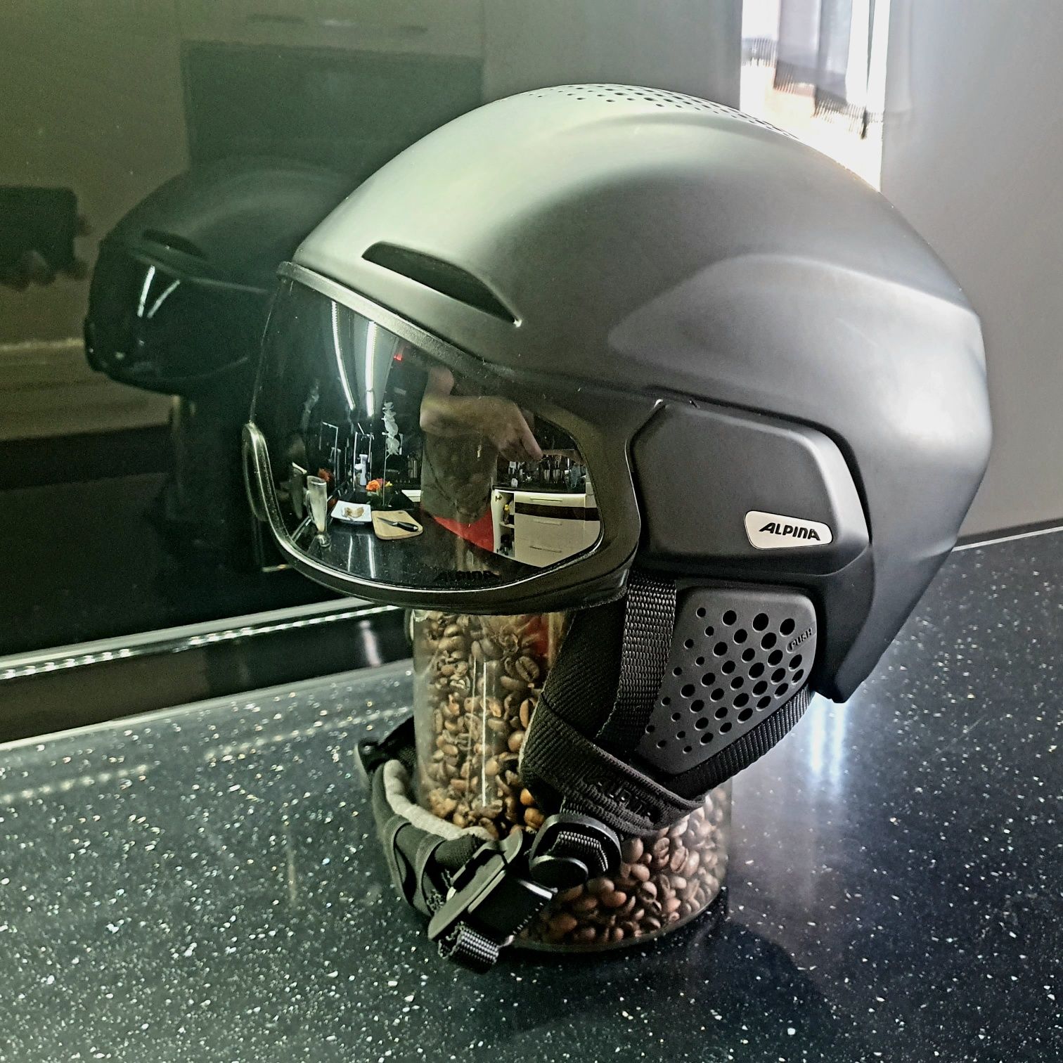 Alpina alto Q-Lite 51 55  kask narciarski dziecięcy szyba młodzieżowy