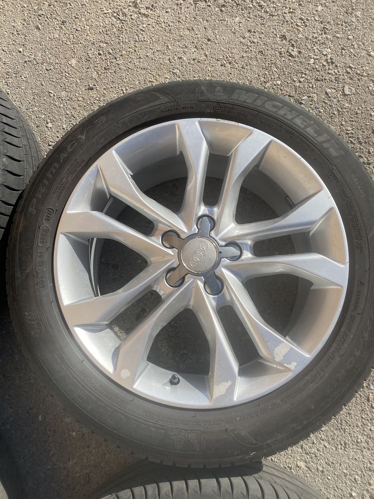 Диски audi с резиной 225/50/17 michelin