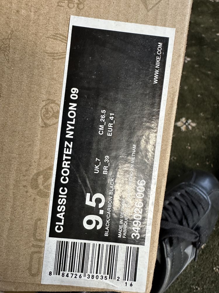 Кросівки Nike Cortez Nylon 09 p.38 нові шкіряні у коробці