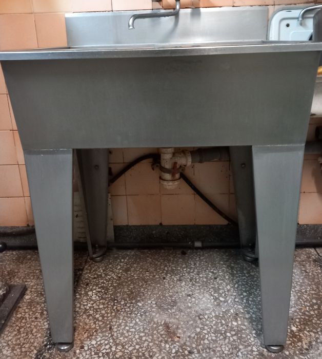 Zlew gastronomiczny stal nierdzewna  76x64