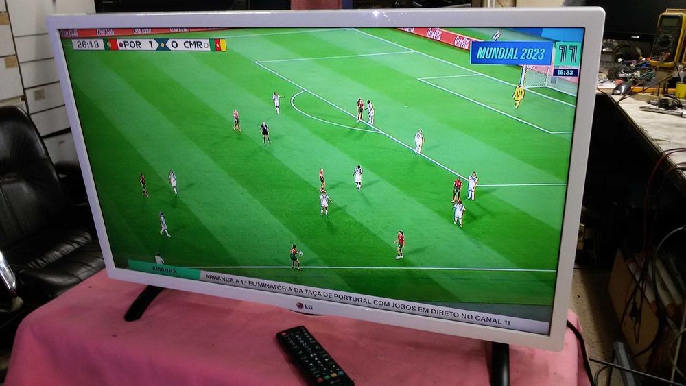 tv led lg smart 32ln577s 32 polg. linha prof.farmacia. branco