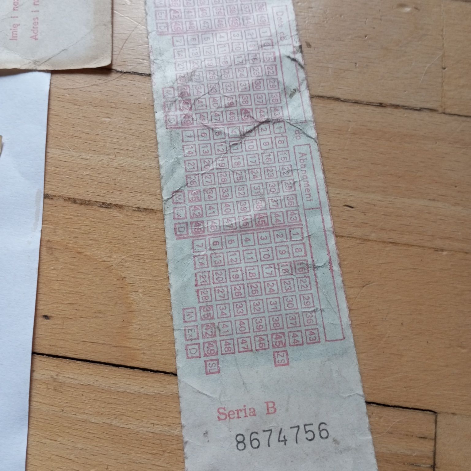 Stare kupony lotto loterie liczbowe PRL loft