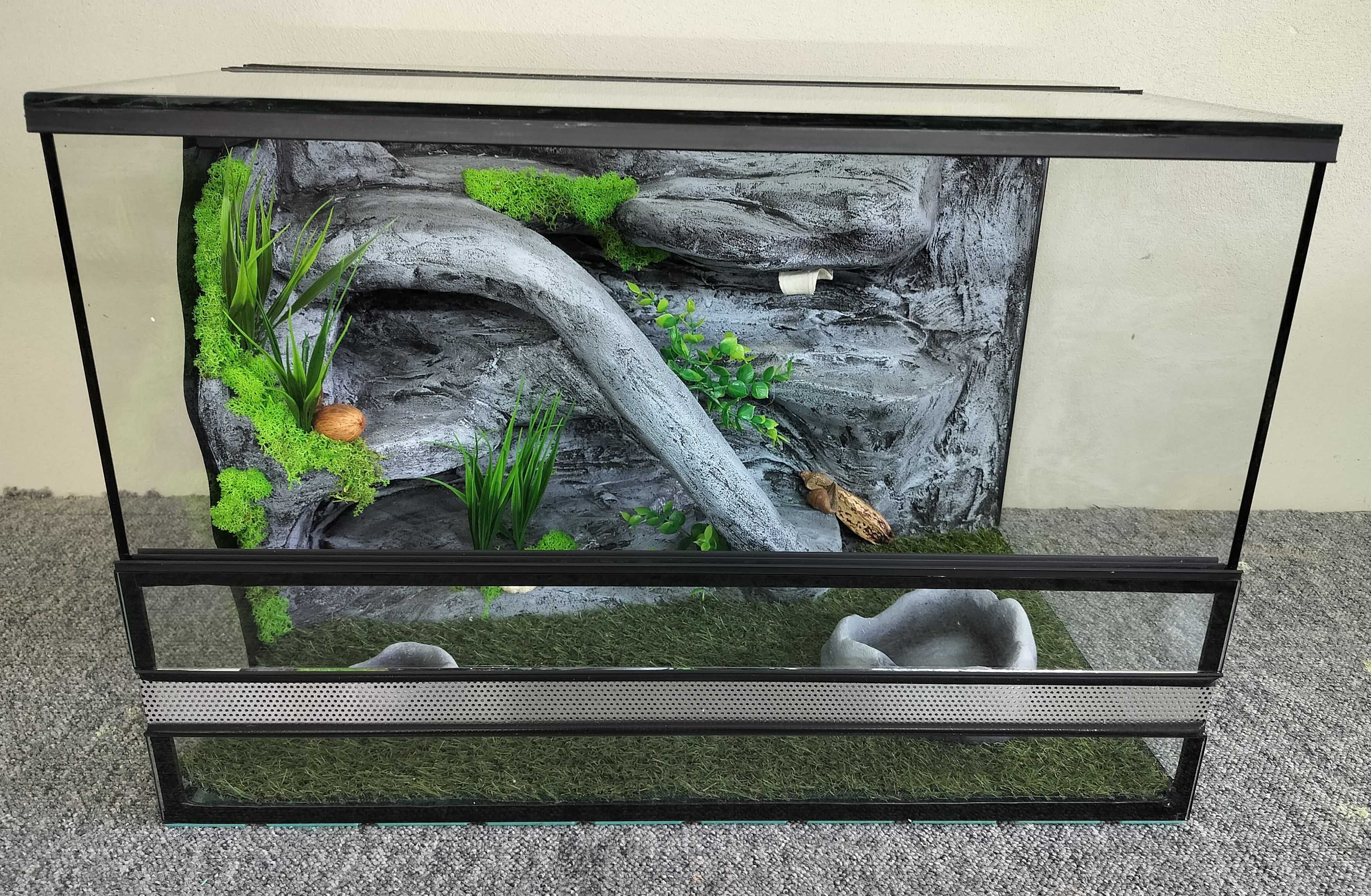 Terrarium dla gekona lub przejściowe dla węża, AquaWaves, TW08Sz2L