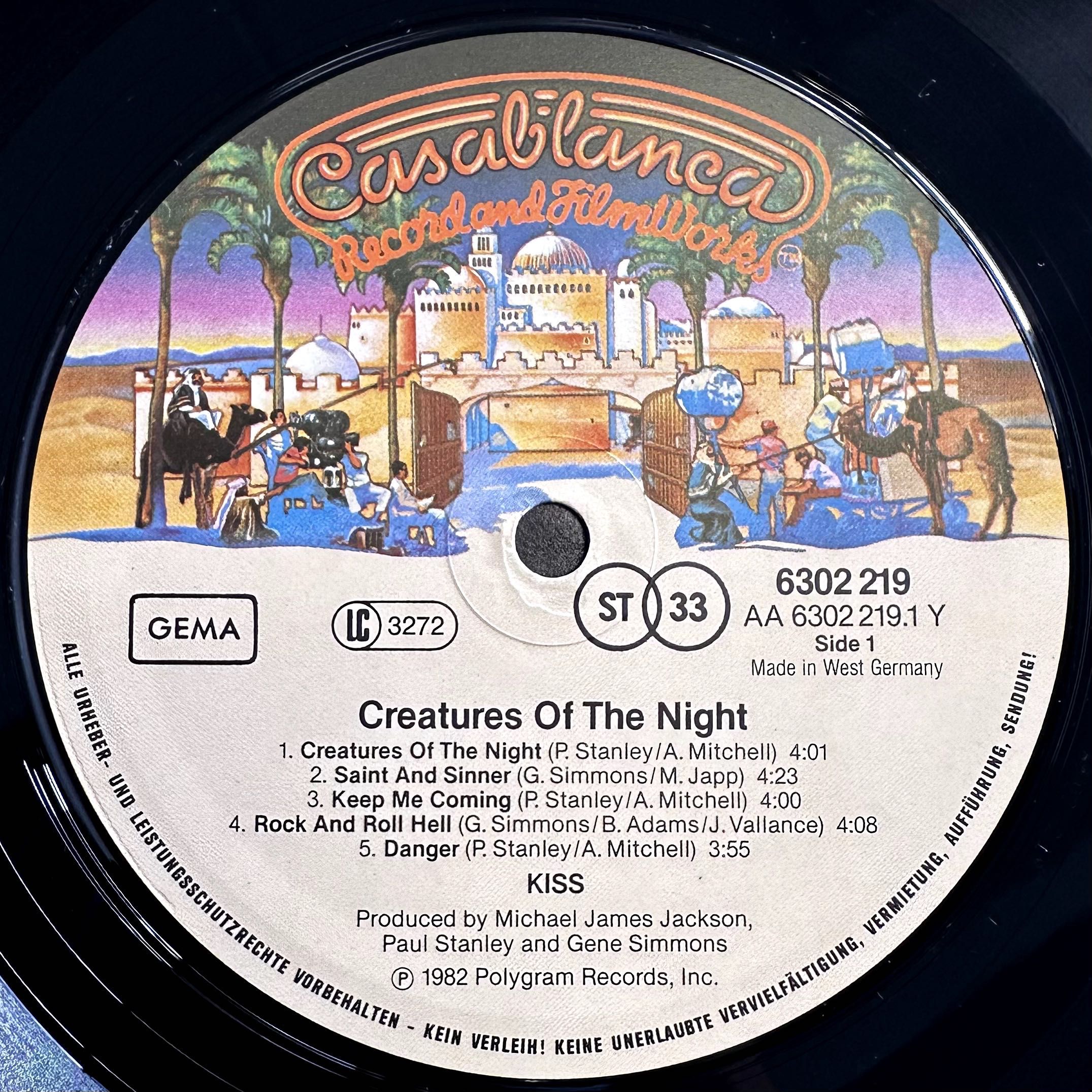 Kiss - Creatures of the Night (Vinyl, 1982, Germany)