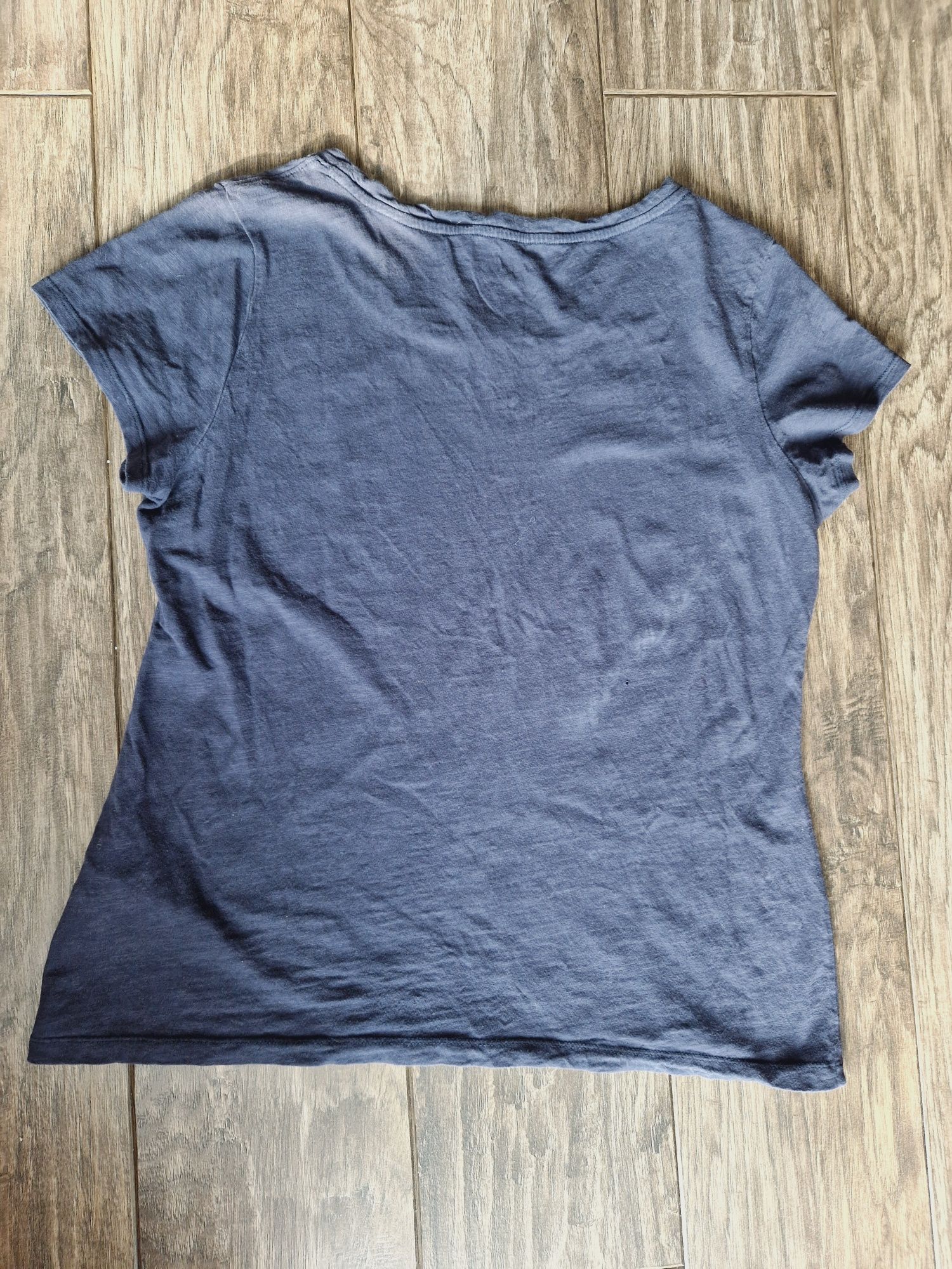 Granatowy t-shirt, koszulka Tommy Hilfiger, XL