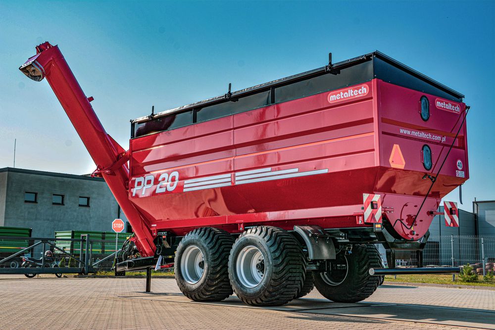 Przyczepa przeładowcza wóz przeładowczy METAL-TECH PP 20 ton 14 ton