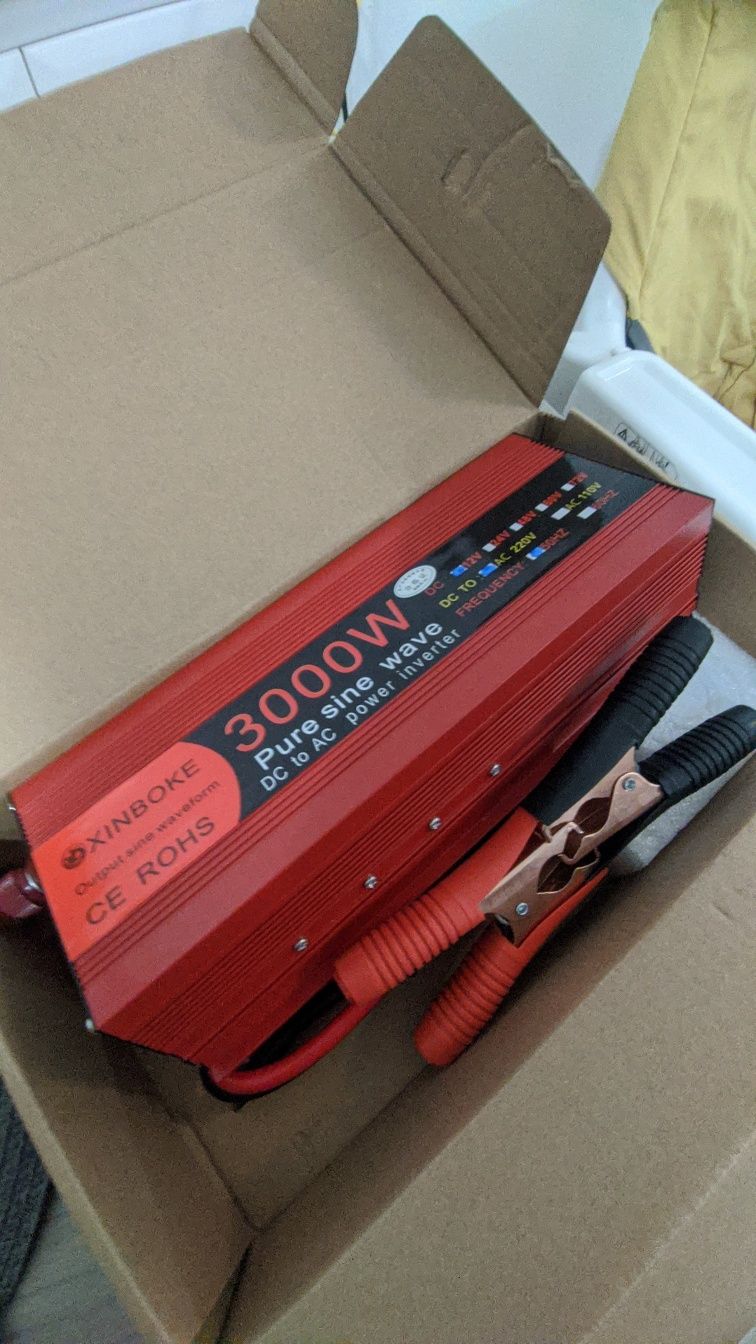 Інвертор для котла,  перетворювач 3000 w,   чиста синусоїда