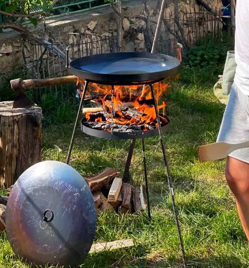 Сковорідка садж для пікніка кемпінгу сковорода мангал гриль