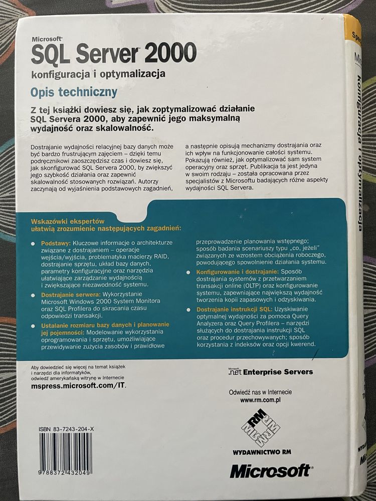 SQL Server 2000 opis techniczny