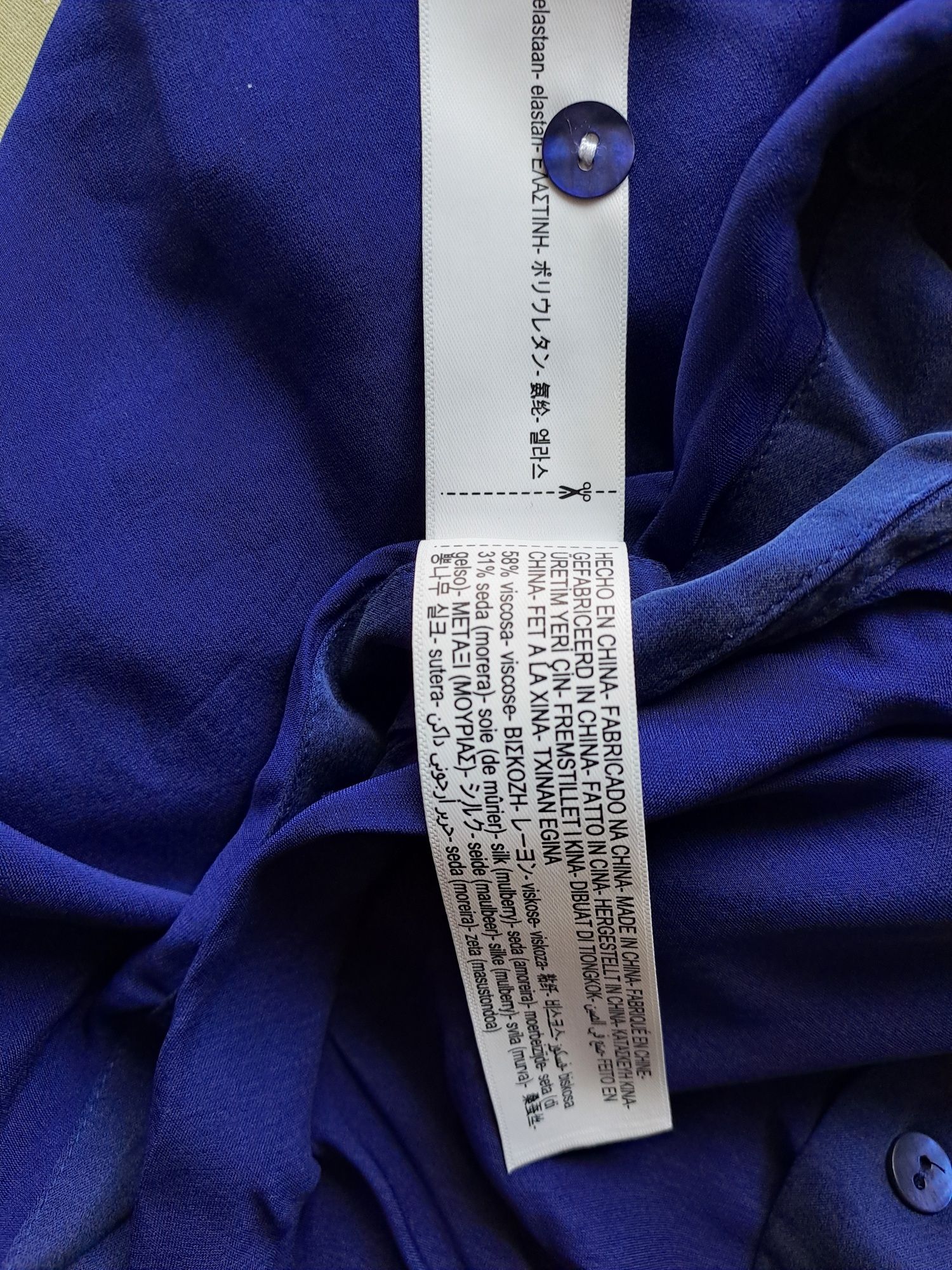 Jedwabna bluzka Massimo dutti