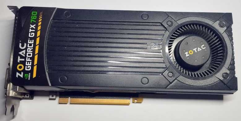 ZOTAC Geforce GTX 760 Karta graficzna + OPIS