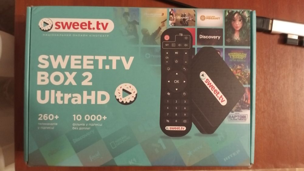 Смарт ТВ-приставка SWEET.TV BOX 2 Ultra HD
