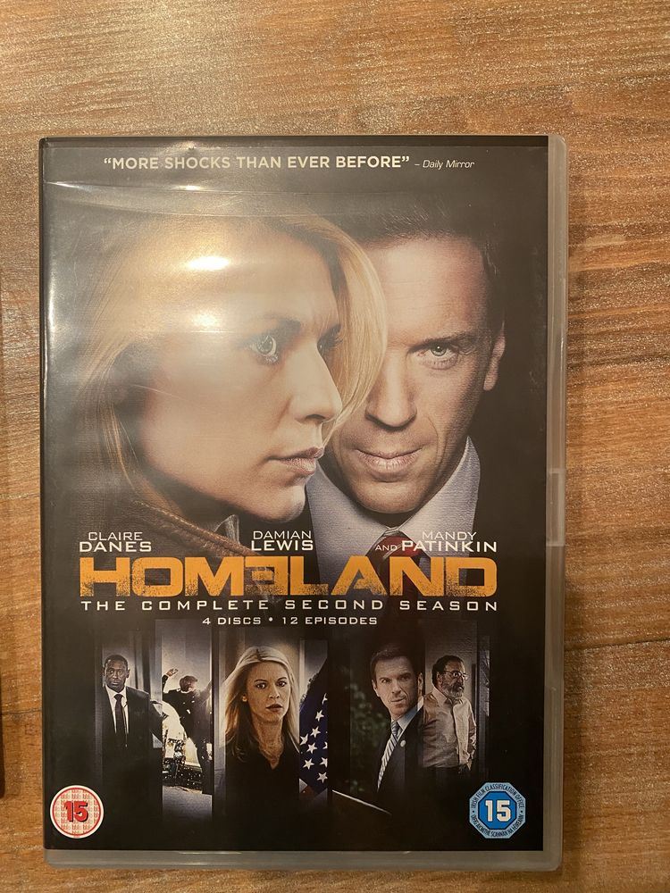 Homeland - sezon 1 i 2 - angielska wersja językowa