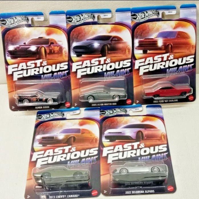 Set Completo Fast & Furious Villains 2025